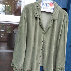 Vintage CP SHADES Rayon Velvet Top